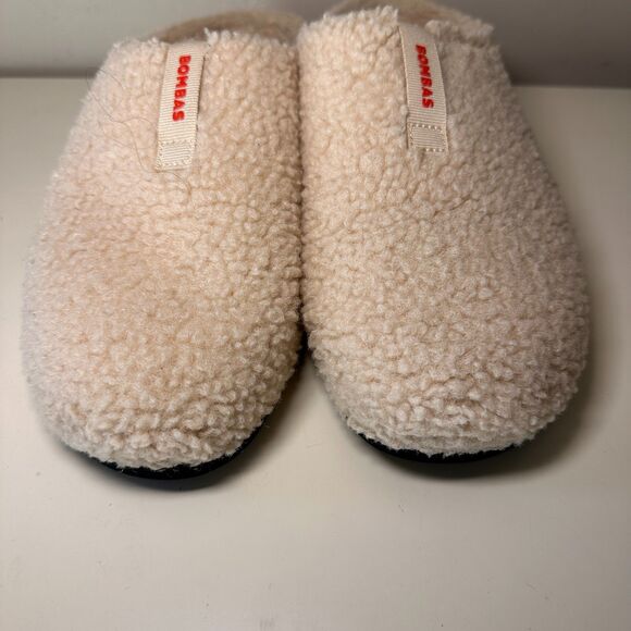 Bombas Women's Sunday Sherpa Slippers Size 9 Cream Sherpa Fluffy Clog - Picture 4 of 7